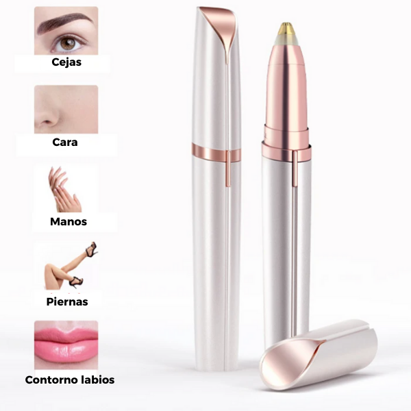 Depiladora facial con luz