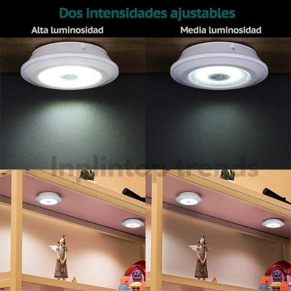 Set de 3 Luces LED EcoLux + Mando a distancia ¡Gratis!