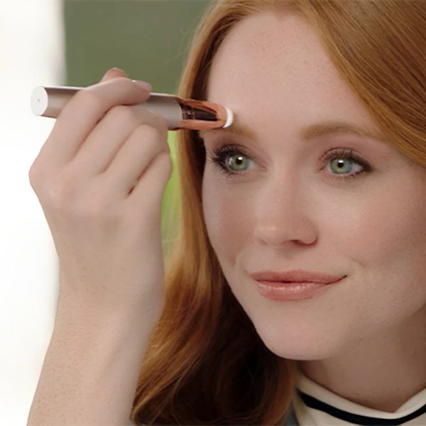 Depiladora facial con luz