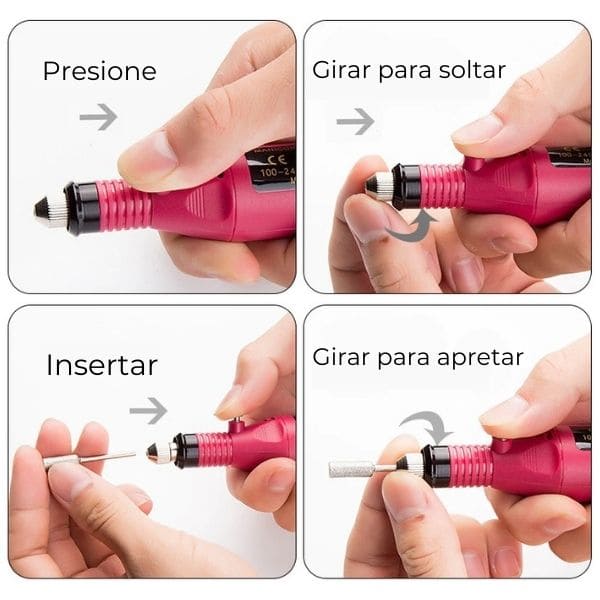 Set profesional limador de uñas
